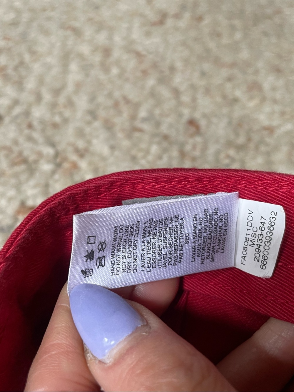 Nike Red Adjustable Baseball Cap with White Embroidery - Picture 9 of 10